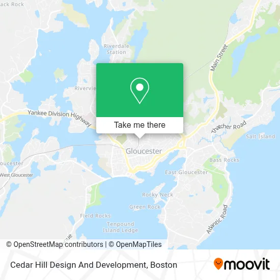 Cedar Hill Design And Development map