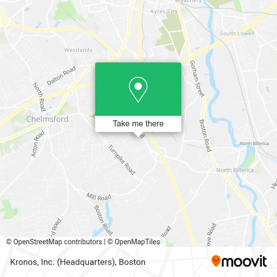 Kronos, Inc. (Headquarters) map