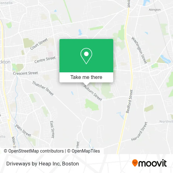 Driveways by Heap Inc map