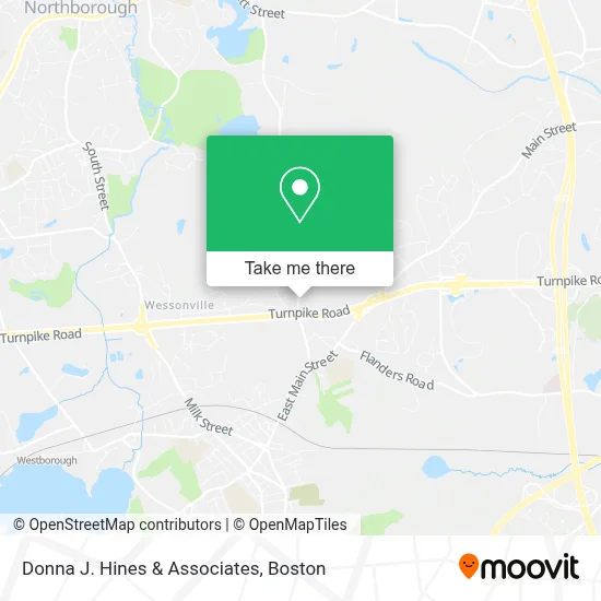 Donna J. Hines & Associates map