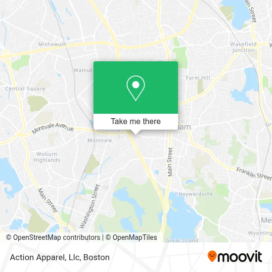 Action Apparel, Llc map