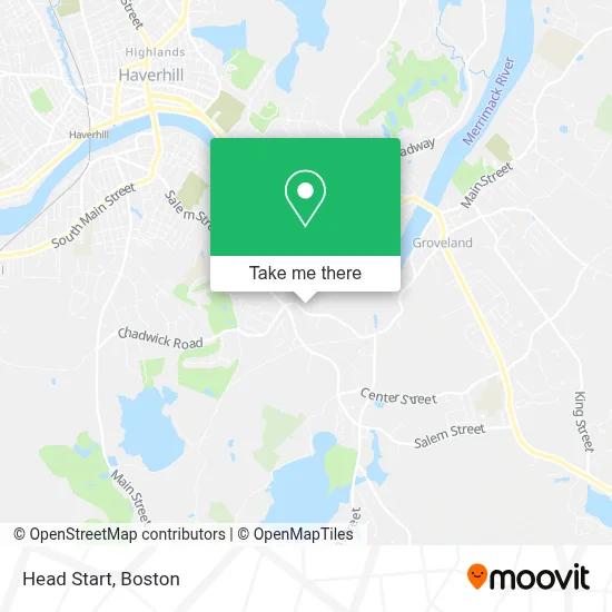 Head Start map