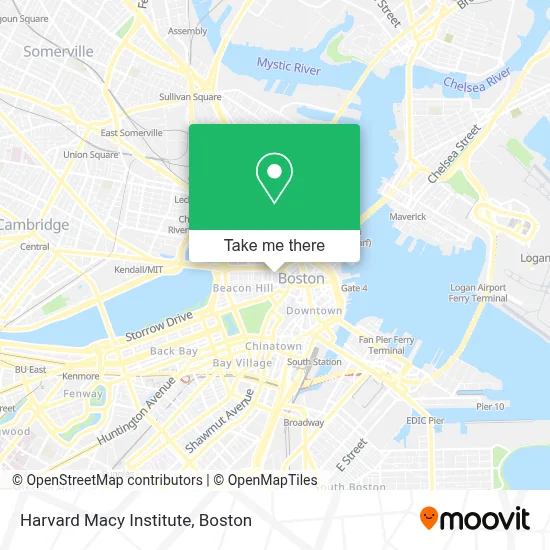 Harvard Macy Institute map
