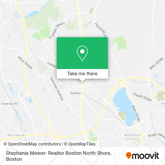 Stephanie Mower- Realtor Boston North Shore map
