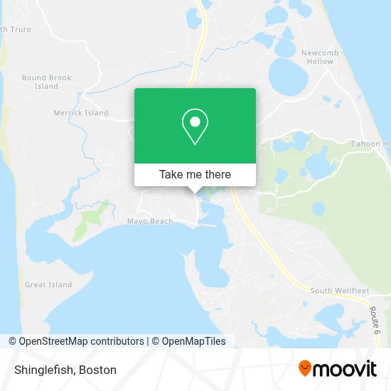 Shinglefish map