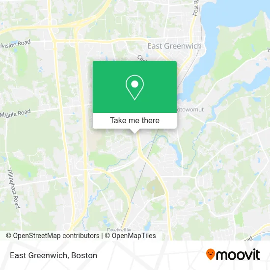 East Greenwich map