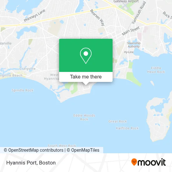 Hyannis Port map