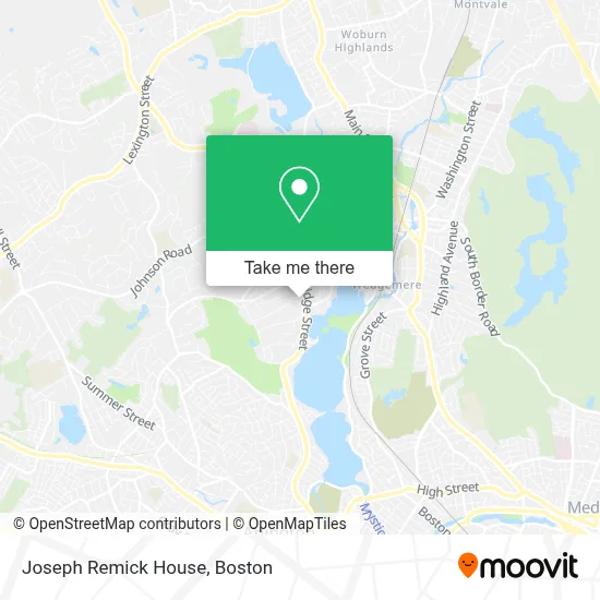 Joseph Remick House map