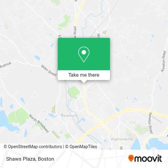 Shaws Plaza map