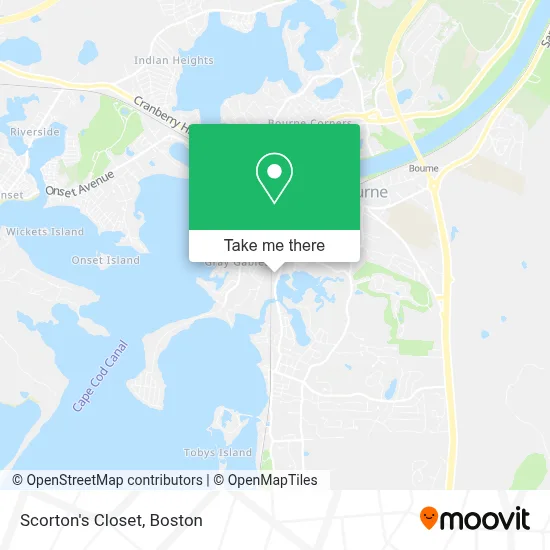 Scorton's Closet map