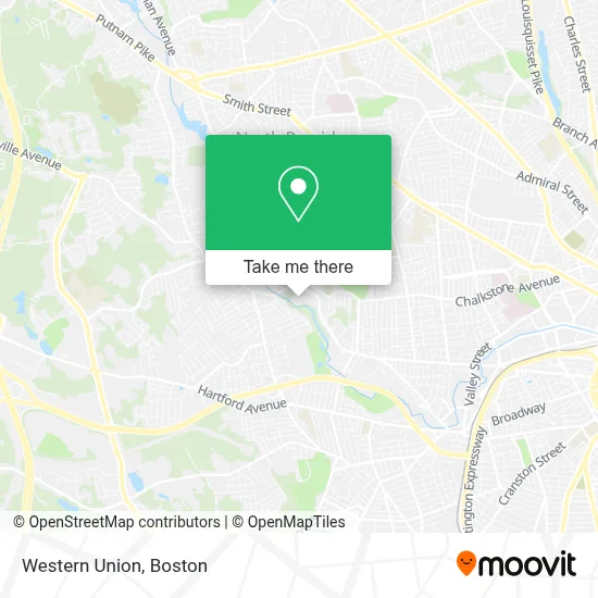Western Union map