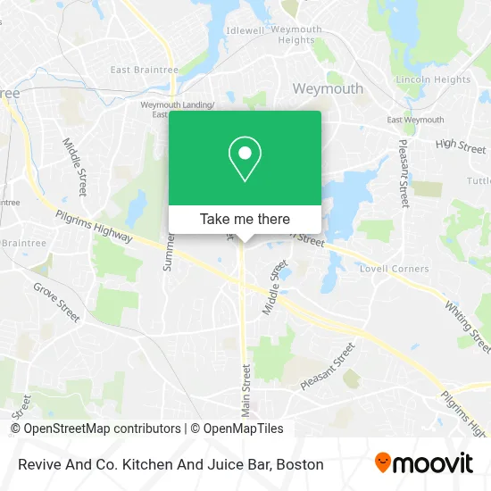 Revive And Co. Kitchen And Juice Bar map