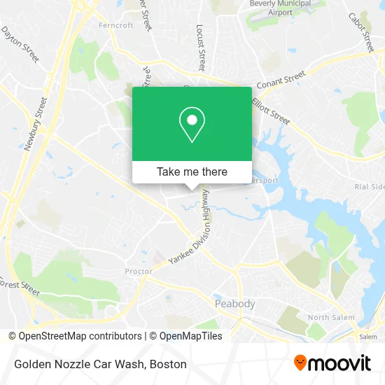 Golden Nozzle Car Wash map