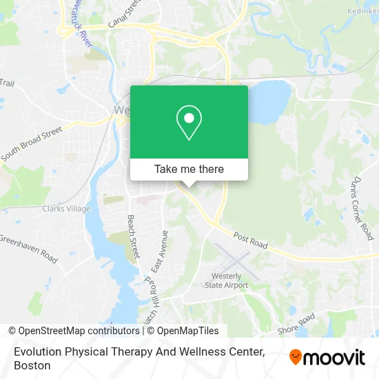 Evolution Physical Therapy And Wellness Center map