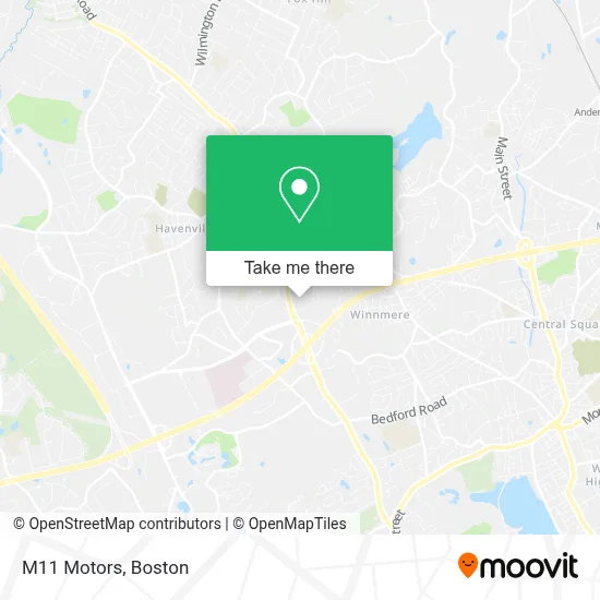 M11 Motors map