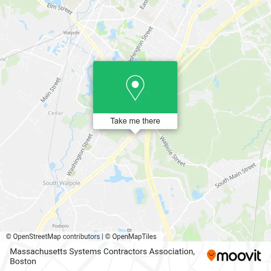 Massachusetts Systems Contractors Association map