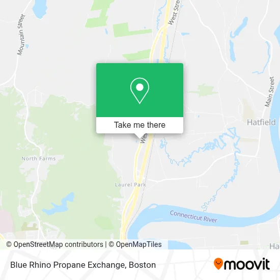 Blue Rhino Propane Exchange map
