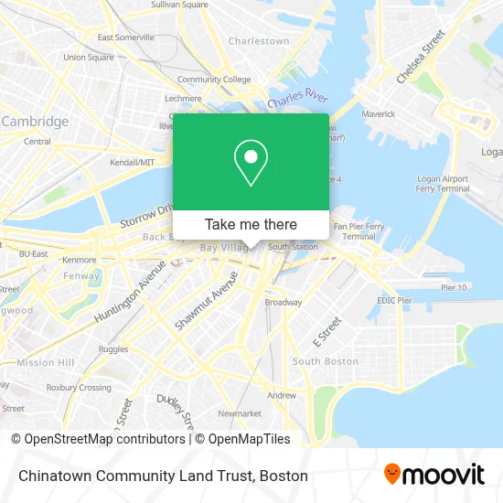 Chinatown Community Land Trust map