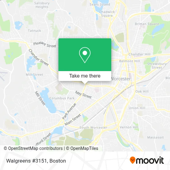 Walgreens #3151 map