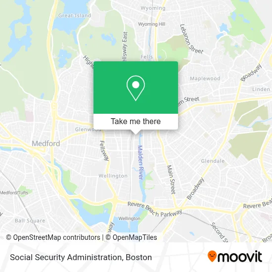 Social Security Administration map