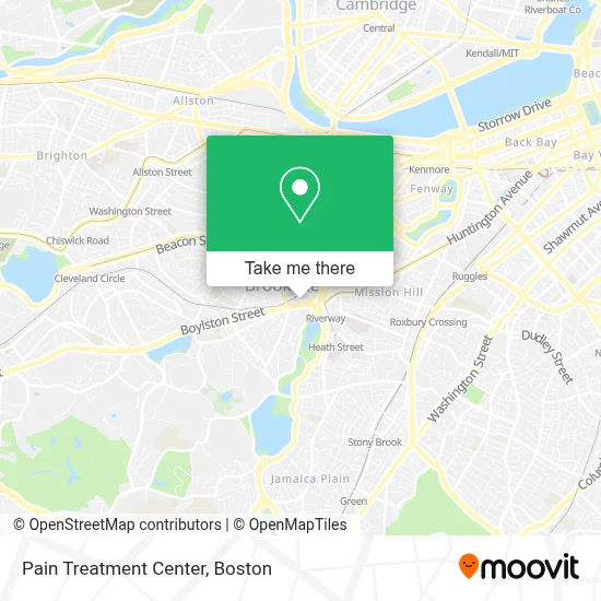 Pain Treatment Center map
