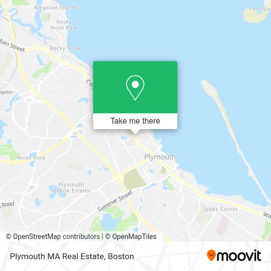 Plymouth MA Real Estate map