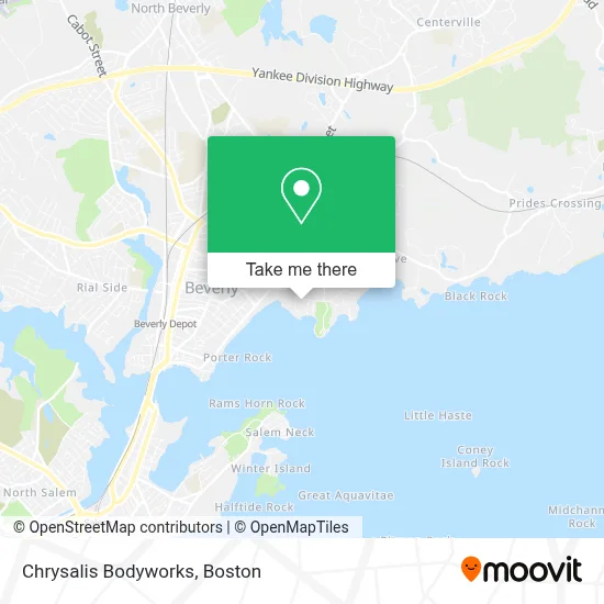 Chrysalis Bodyworks map