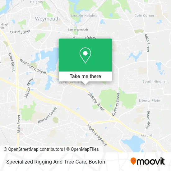 Specialized Rigging And Tree Care map