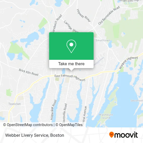 Webber Livery Service map