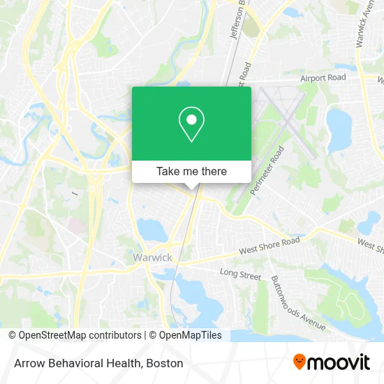 Arrow Behavioral Health map