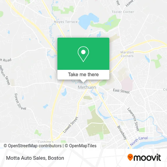 Motta Auto Sales map