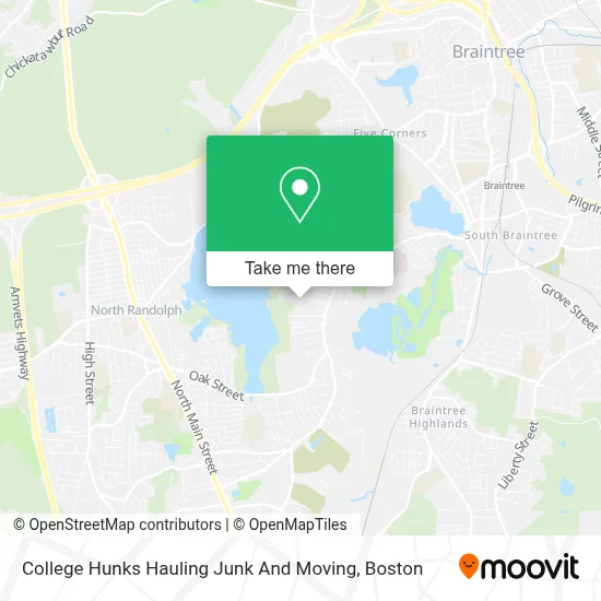 College Hunks Hauling Junk And Moving map
