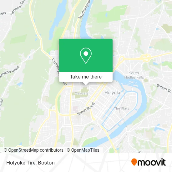 Holyoke Tire map