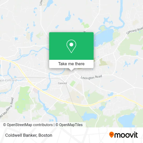 Coldwell Banker map