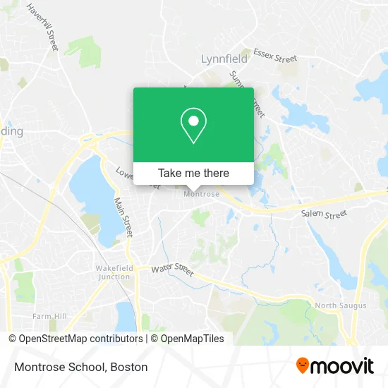 Montrose School map