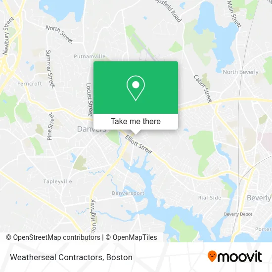 Weatherseal Contractors map