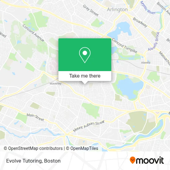 Evolve Tutoring map