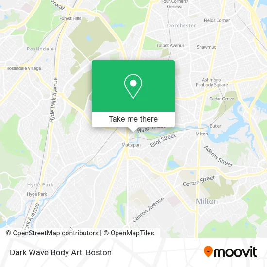 Dark Wave Body Art map