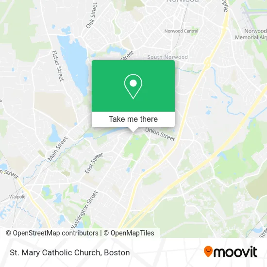 St. Mary Catholic Church map