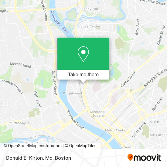 Donald E. Kirton, Md map