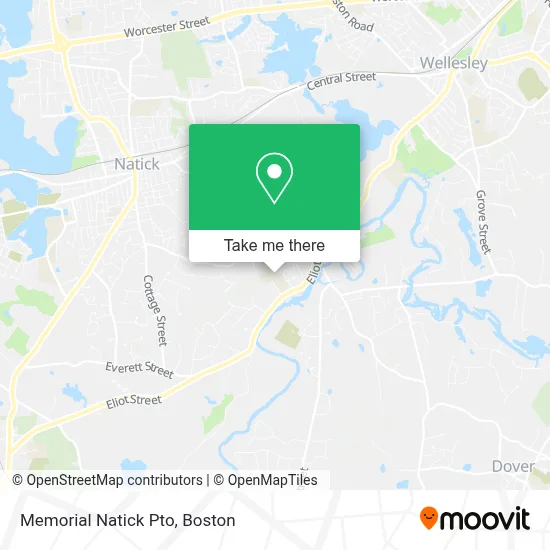 Memorial Natick Pto map