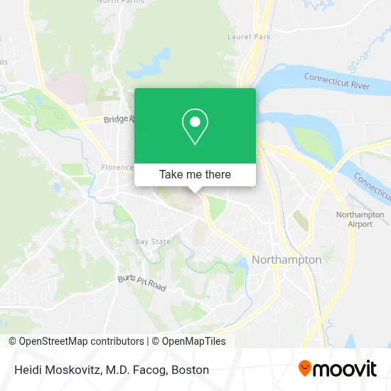 Heidi Moskovitz, M.D. Facog map