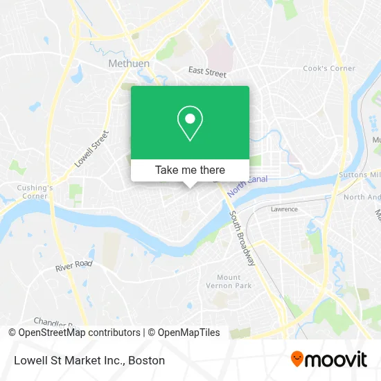 Lowell St Market Inc. map