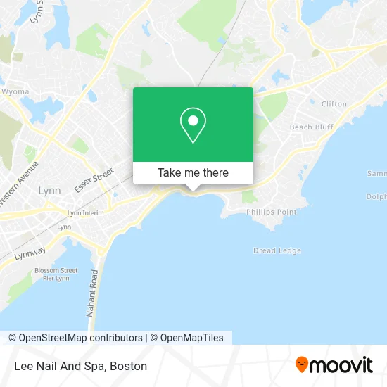 Lee Nail And Spa map