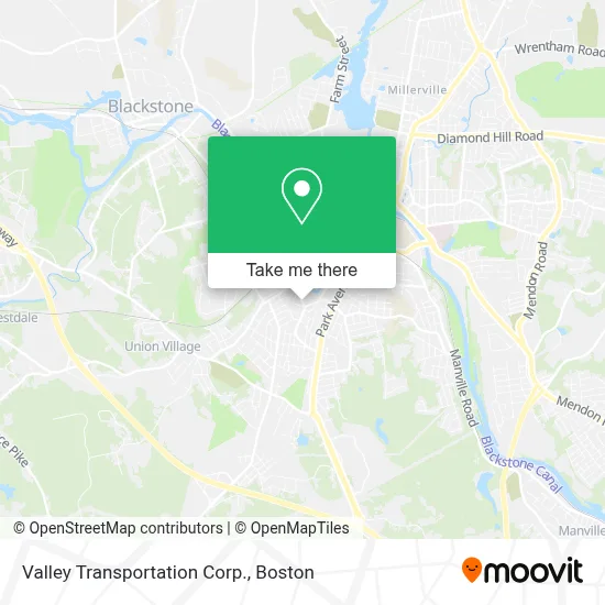 Valley Transportation Corp. map