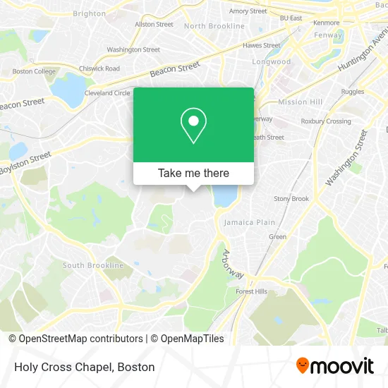 Holy Cross Chapel map