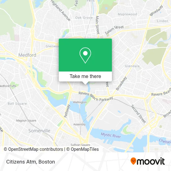 Citizens Atm map