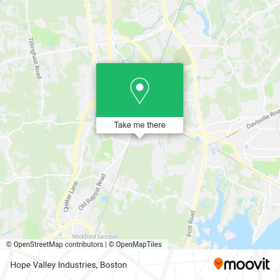 Hope Valley Industries map