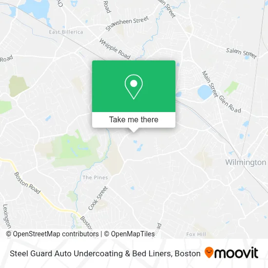 Steel Guard Auto Undercoating & Bed Liners map