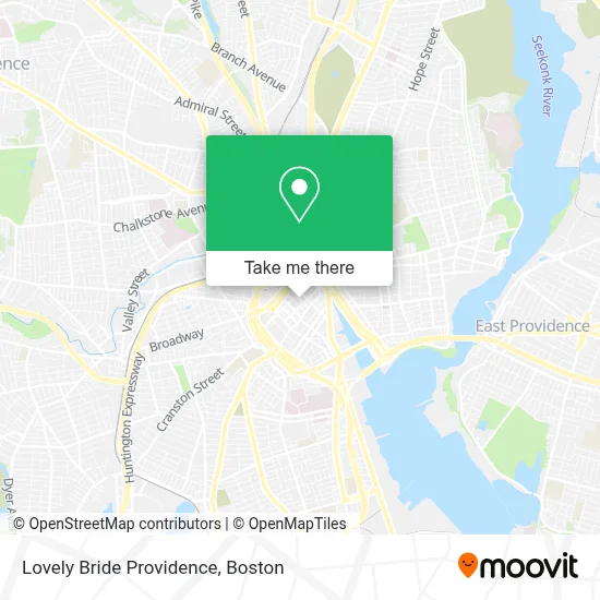 Lovely Bride Providence map
